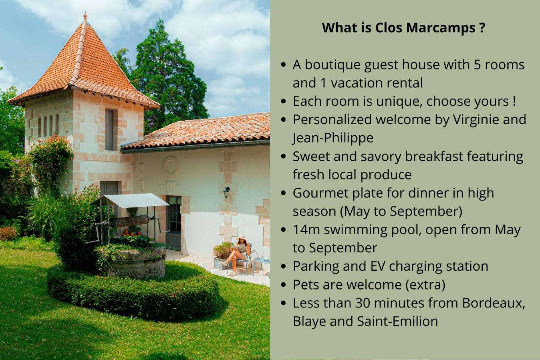 Clos Marcamps - Teritoria Prignac-et-Marcamps Exterior foto
