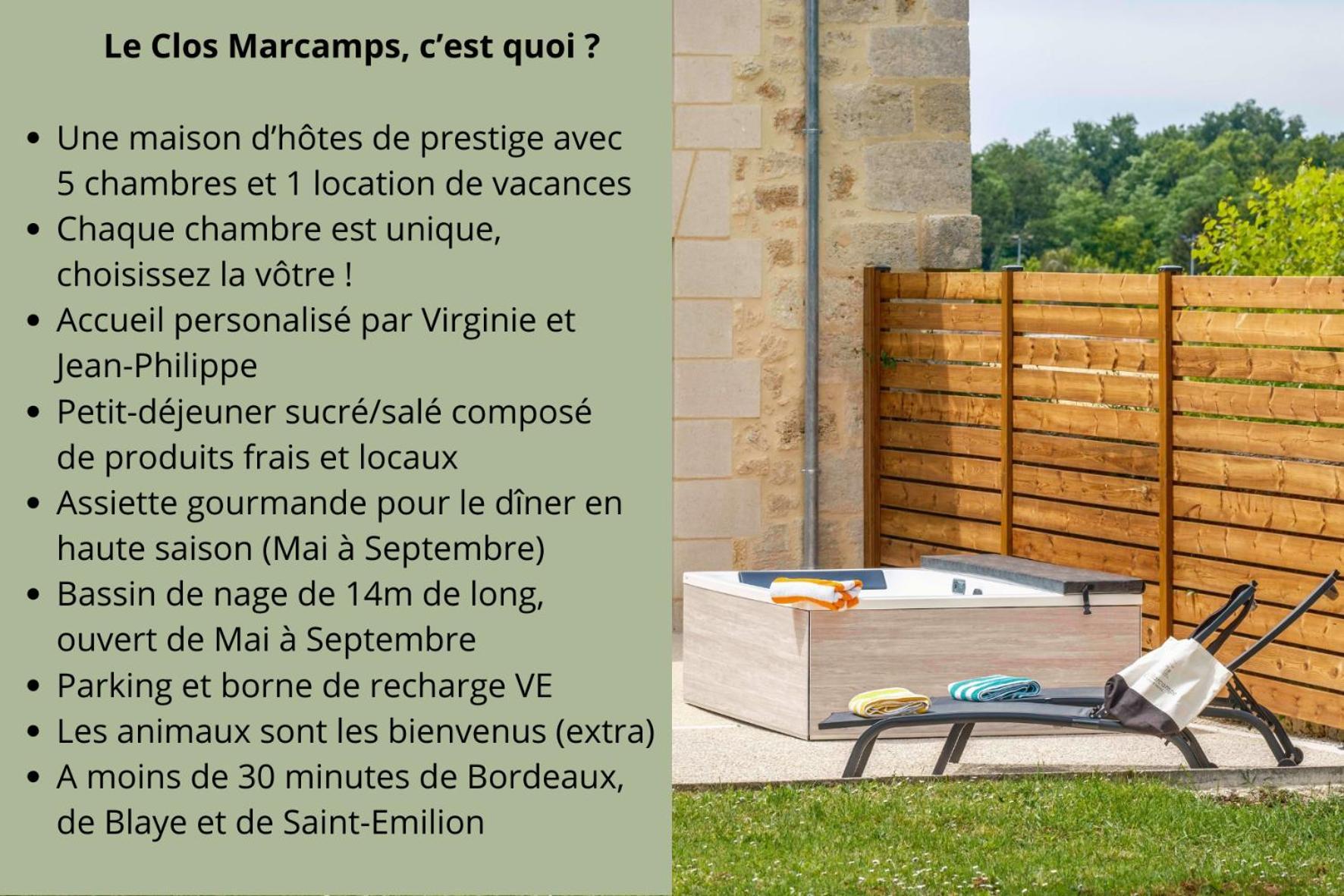Clos Marcamps - Teritoria Prignac-et-Marcamps Exterior foto